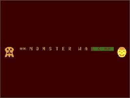 Title screen of Monster Walk on the Commodore 64.