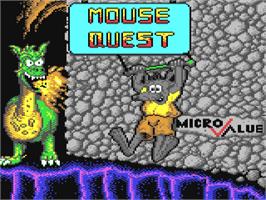 Title screen of Mouse Trap on the Commodore 64.