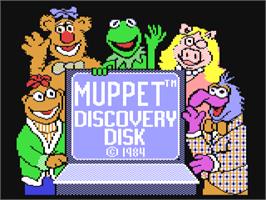 Title screen of Muppet Learning Keys on the Commodore 64.