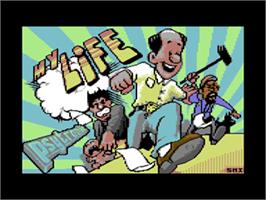 Title screen of My Life on the Commodore 64.