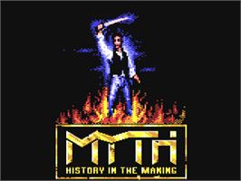 Title screen of Myth - History in the Making on the Commodore 64.