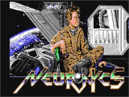 Title screen of Neuronics on the Commodore 64.