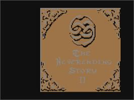 Title screen of Neverending Story 2, The - The Arcade Game on the Commodore 64.