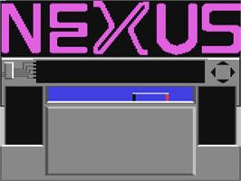 Title screen of Nexus on the Commodore 64.
