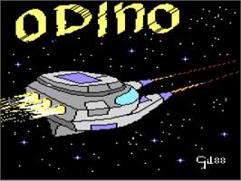 Title screen of Nova Force on the Commodore 64.
