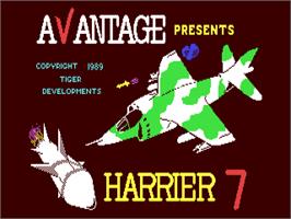 Title screen of Operation Hormuz on the Commodore 64.