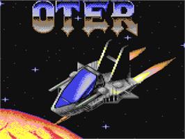 Title screen of Oter on the Commodore 64.