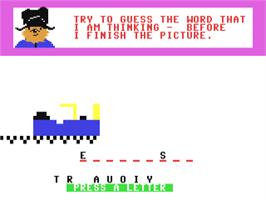 Title screen of Paddington's Problem Picture on the Commodore 64.