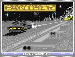 Title screen of Panther - Buccaneer on the Commodore 64.