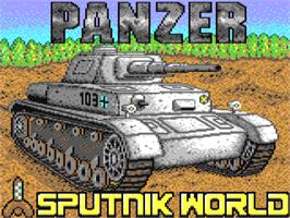 Title screen of Panzer (Sputnik World) on the Commodore 64.