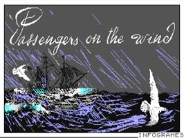 Title screen of Passagers Du Vent, Les on the Commodore 64.