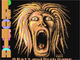 Title screen of Phobia (Ahoy!) on the Commodore 64.
