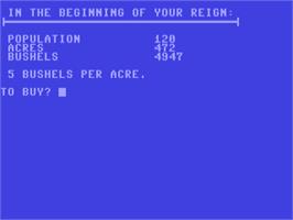 Title screen of Picture Kingdom on the Commodore 64.