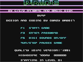 Title screen of Pride on the Commodore 64.