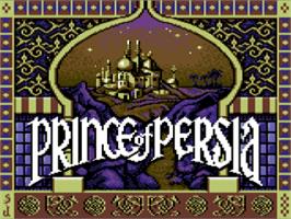 Title screen of Prince Of Persia on the Commodore 64.