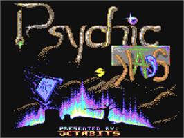 Title screen of Psychic Kaos on the Commodore 64.