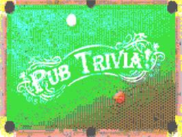 Title screen of Pub Trivia Simulator on the Commodore 64.
