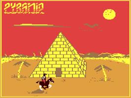 Title screen of Pyramid, The (Steve W. Lucas) on the Commodore 64.