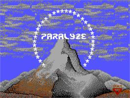 Title screen of Quarx on the Commodore 64.