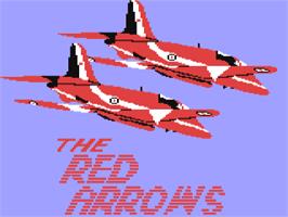 Title screen of Red Arrows on the Commodore 64.