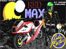 Title screen of Red Max on the Commodore 64.
