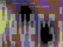 Title screen of Reversi on the Commodore 64.