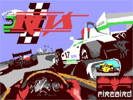 Title screen of Revs on the Commodore 64.