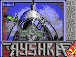 Title screen of Ryshka on the Commodore 64.