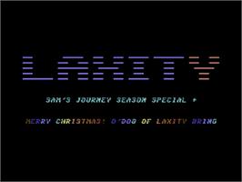 Title screen of Sam's Journey Season Special on the Commodore 64.