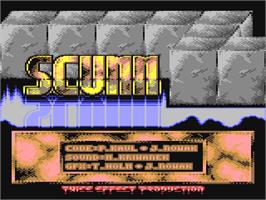 Title screen of Scumm on the Commodore 64.