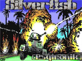 Title screen of Silverfish on the Commodore 64.