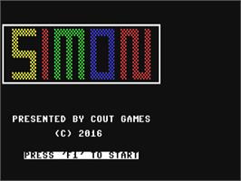 Title screen of Simon (The Skull) on the Commodore 64.