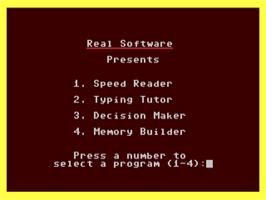 Title screen of Skill Builders on the Commodore 64.