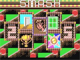 Title screen of Smash (Idea Software) on the Commodore 64.