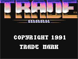 Title screen of Smash Out on the Commodore 64.
