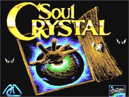 Title screen of Soul Crystal on the Commodore 64.