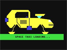 Title screen of Space-Taxi (Tronic Verlag) on the Commodore 64.