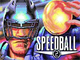 Title screen of Speedball 2 - Brutal Deluxe on the Commodore 64.