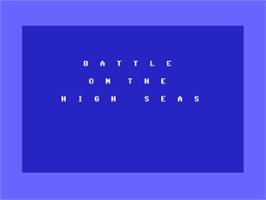 Title screen of Spirates - Battle On The High Seas on the Commodore 64.