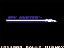 Title screen of Spy Hunter 2 on the Commodore 64.