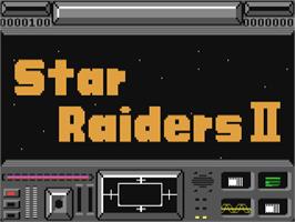 Title screen of Star Raiders 2 on the Commodore 64.