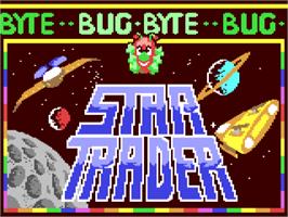 Title screen of Star Trader (Bug-Byte) on the Commodore 64.