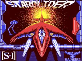 Title screen of Starglider on the Commodore 64.