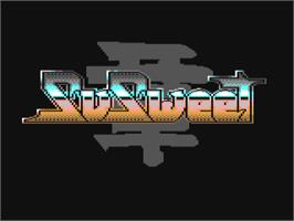 Title screen of Su Sweet on the Commodore 64.