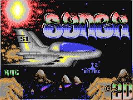 Title screen of Synex on the Commodore 64.