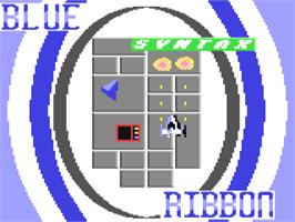 Title screen of Syntax on the Commodore 64.