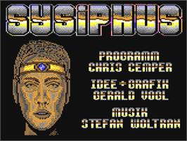 Title screen of Sysiphus on the Commodore 64.
