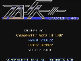 Title screen of Task 3 on the Commodore 64.