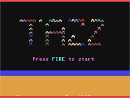 Title screen of Tazz on the Commodore 64.