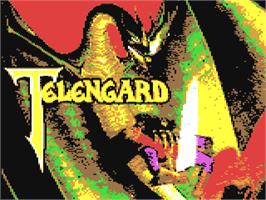 Title screen of Telengard on the Commodore 64.